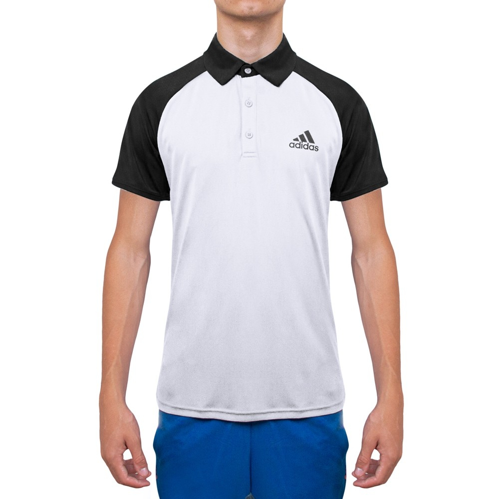camisa polo adidas preta