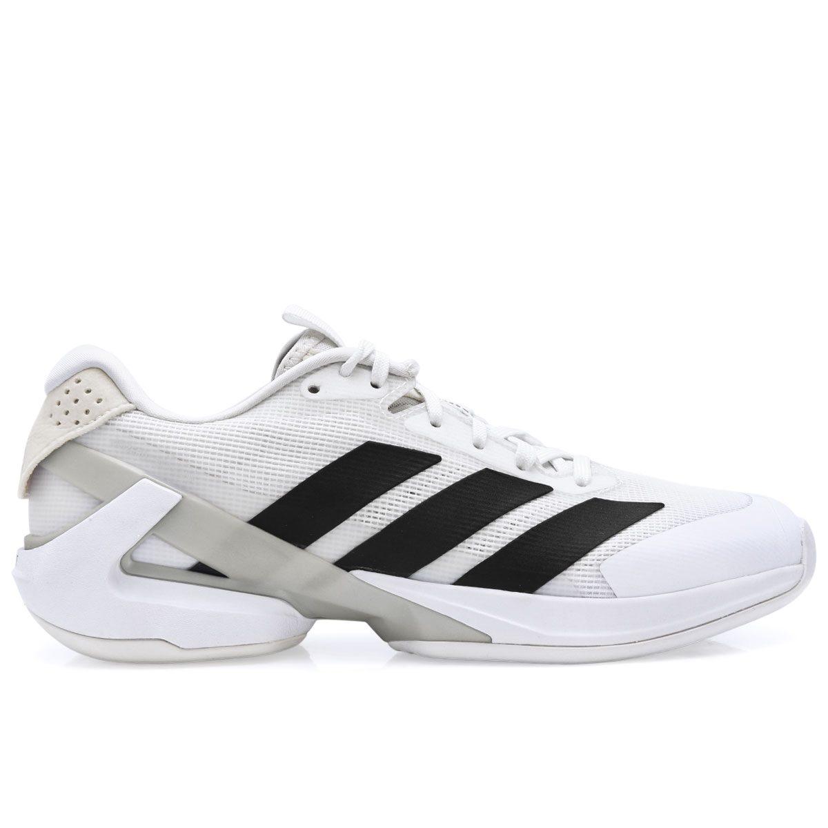 speedball Tênis Adidas Adizero Ubersonic 5 Branco Preto e Cinza - ProSpin.com.br