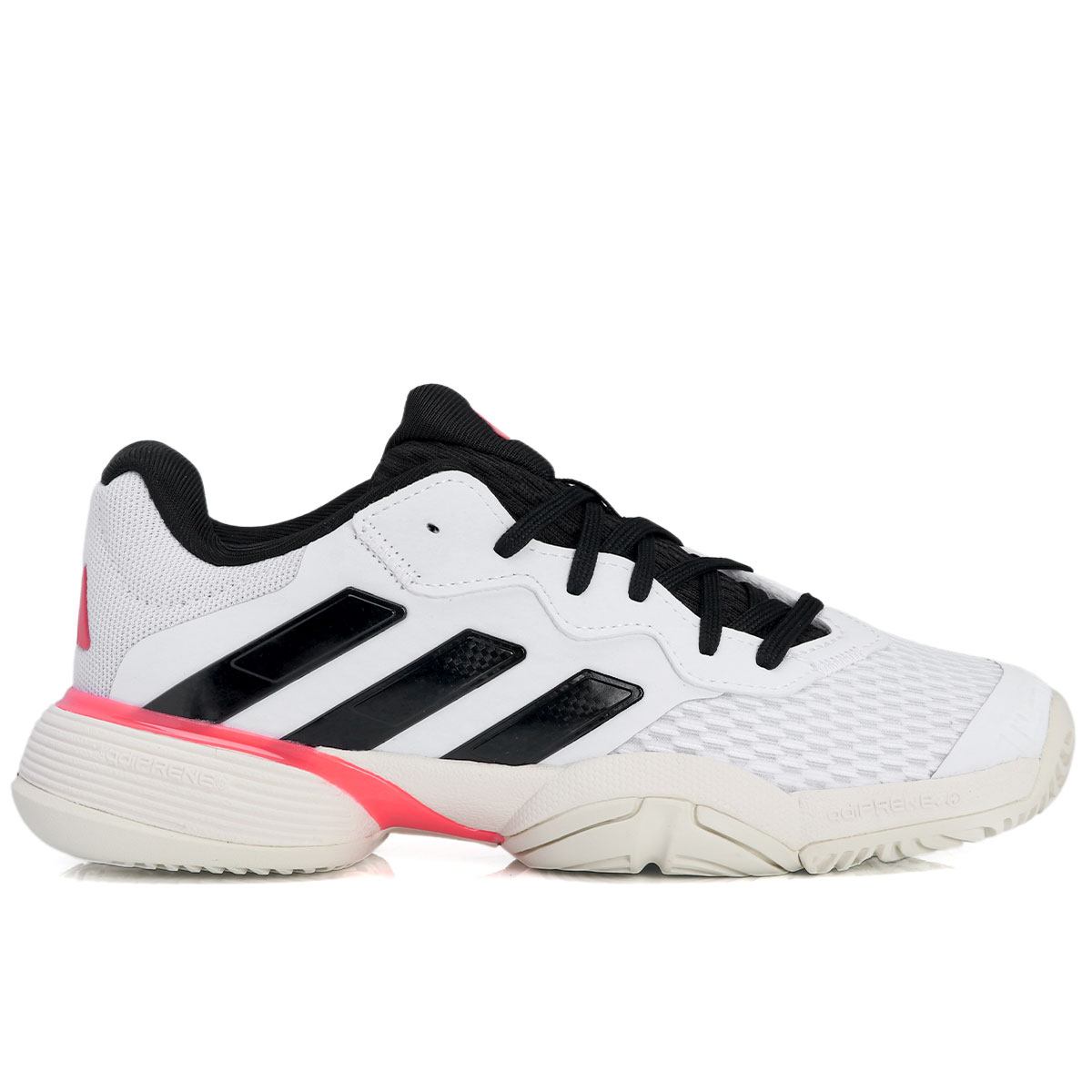 Tenis Adidas Barricade Junior Branco e Preto ProSpin .br