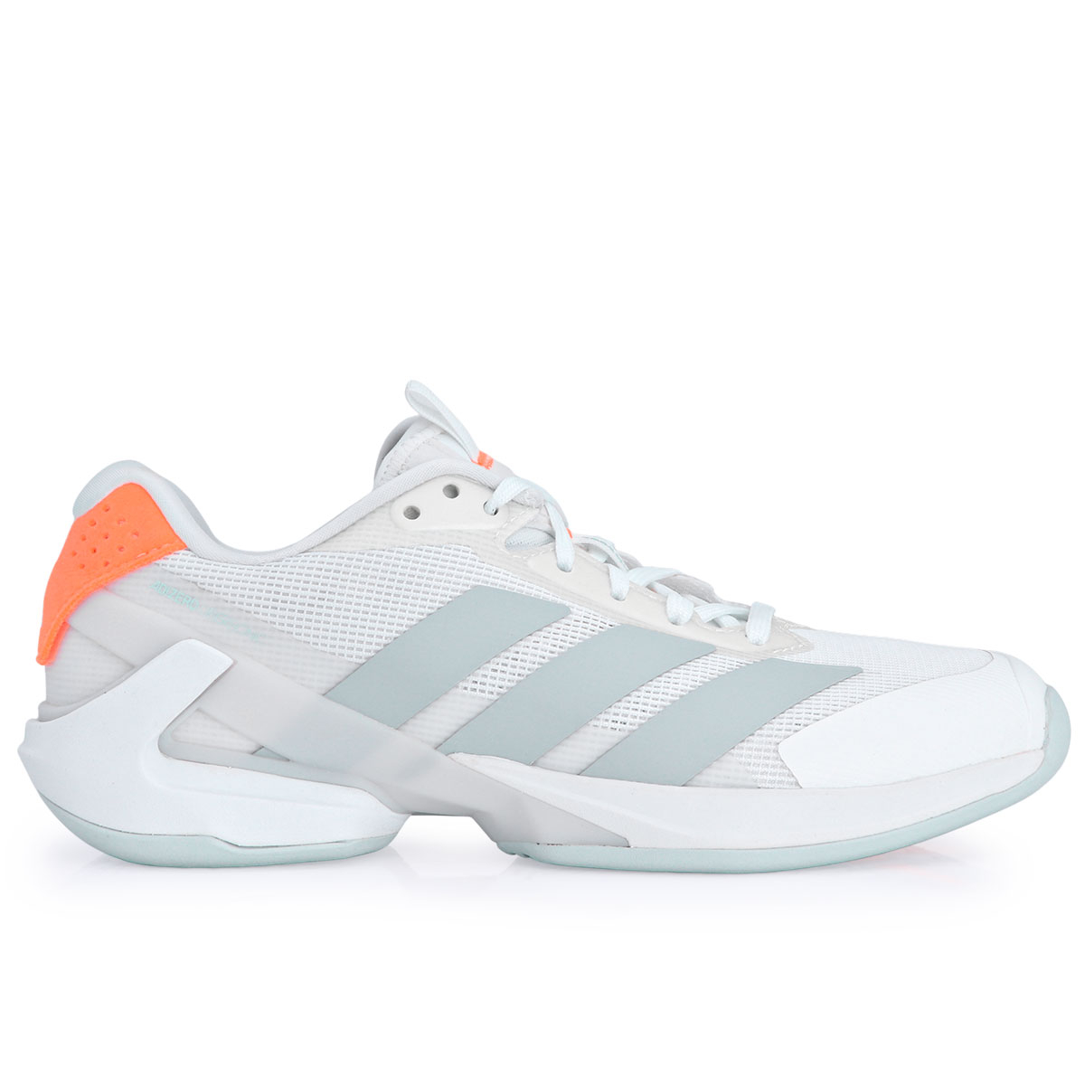 Tênis Adidas Adizero Ubersonic 5 All Court Branco e Cinza