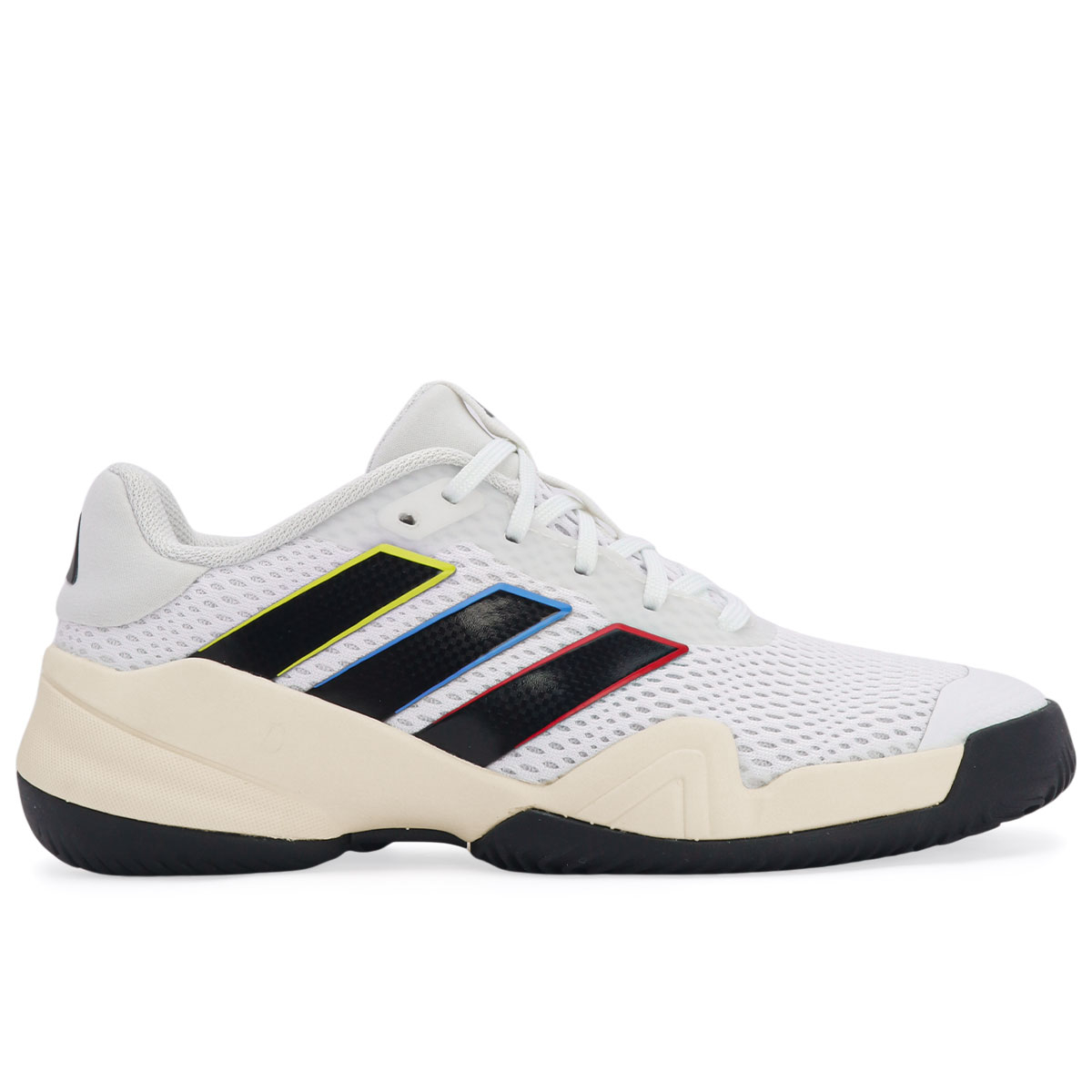 Tênis Adidas Barricade Infantil - All Court Branco e Preto