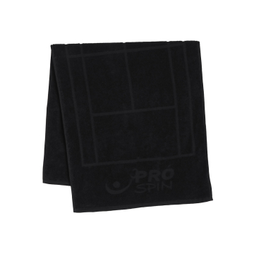 Toalha Pró Spin Quadra de Tênis Preta - Buddemeyer