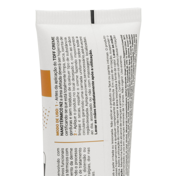 Toff Care Creme Nanotermico N2 Aquecimento Moderado