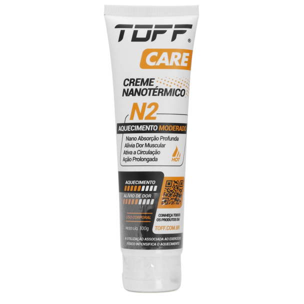 Toff Care Creme Nanotermico N2 Aquecimento Moderado