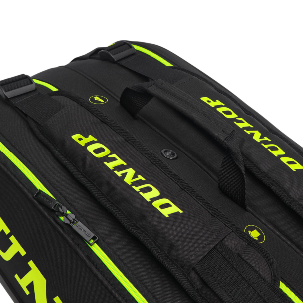 Raqueteira Dunlop SX Performance Thermo X8 Preta e Amarela