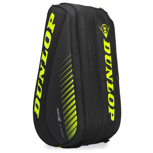 Raqueteira Dunlop SX Performance Thermo X8 Preta e Amarela