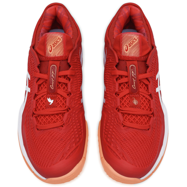 Tênis Asics Court FF 3 Novak - All Court - Vermelho e Branco