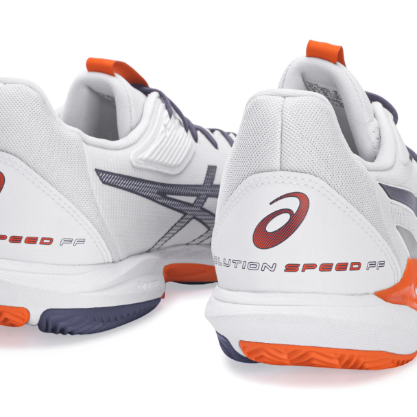 Tênis Asics Solution Speed FF 3 - Clay - Saibro - Branco Lilás e