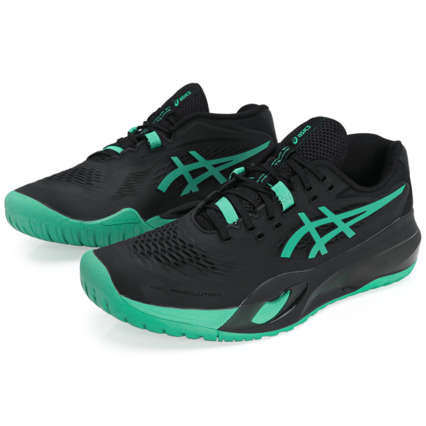 Tênis Asics Gel Resolution X - All Court Preto e Verde