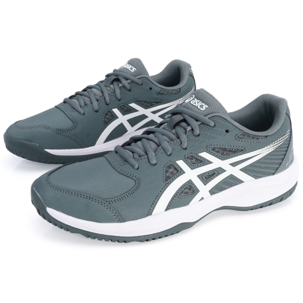 Tênis Asics Court Slide 4 - All Court - Cinza e Branco