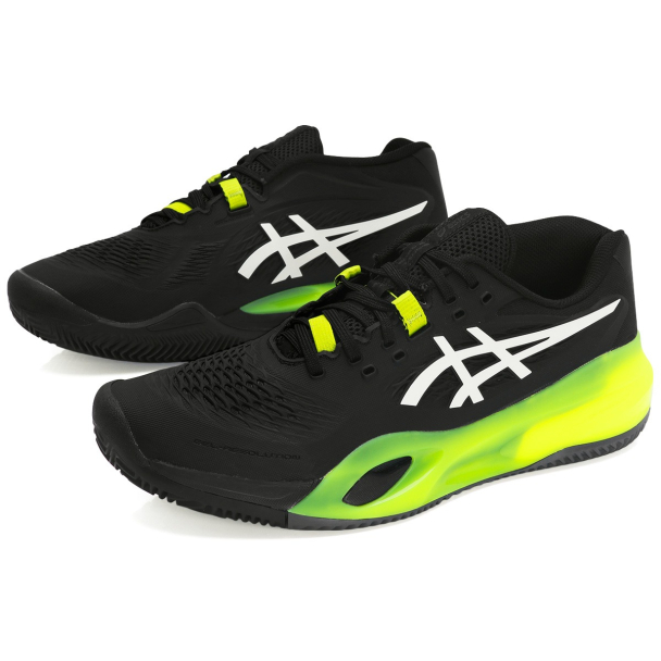 Tênis Asics Gel Resolution X - Clay - Saibro - Preto e Limão