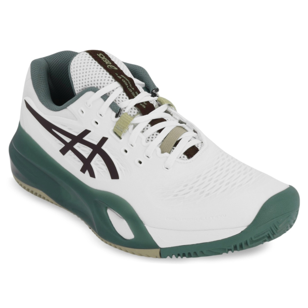 Tênis Asics Gel Resolution X - Clay - Saibro - Branco e Verde