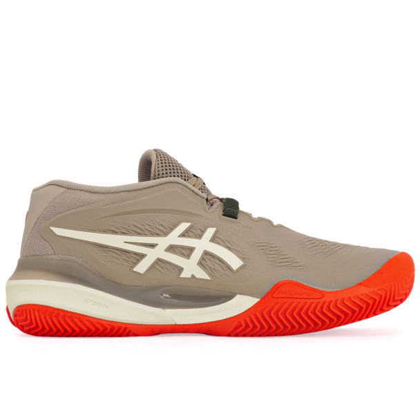 Tênis Asics Gel Resolution X - Clay - Saibro - Bege Escuro