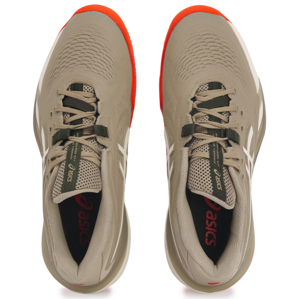 Tênis Asics Gel Resolution X - Clay - Saibro - Bege Escuro