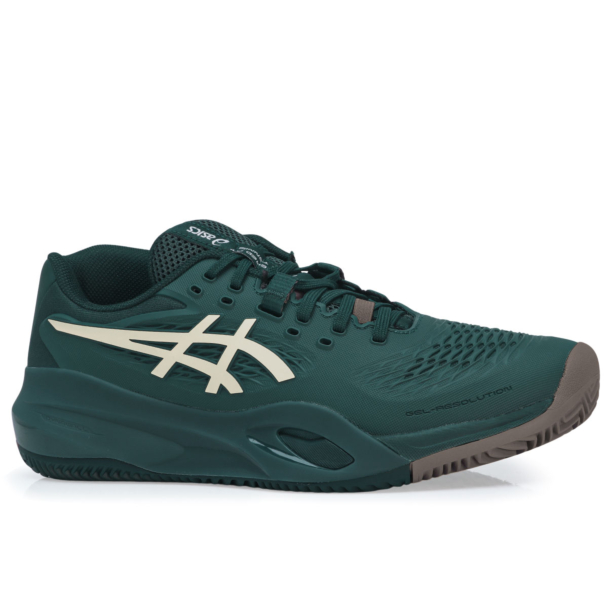 【Asylum】 Tênis Asics Gel Resolution X - Clay - Saibro - Verde - ProSpin.com.br
