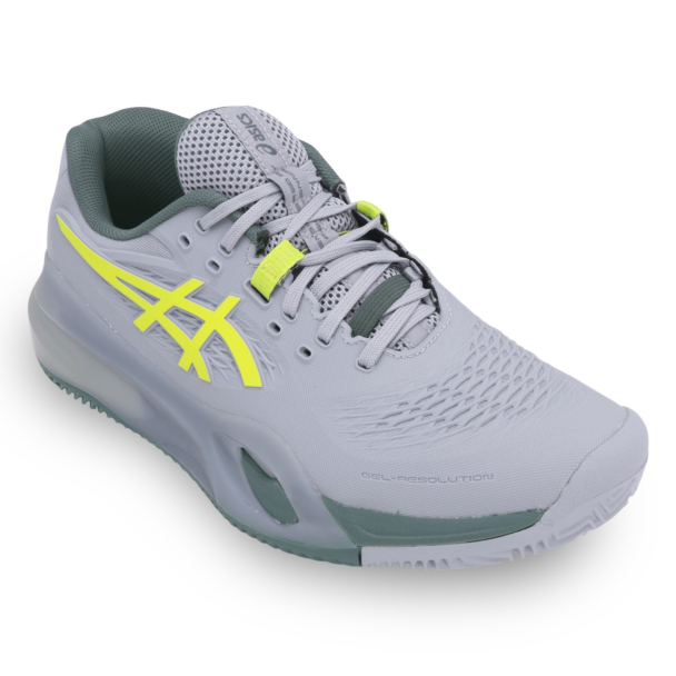 【新品】ASICS GEL-RESOLUTION X AC 27.0 Tênis Asics Gel Resolution X - Clay - Saibro - Cinza - ProSpin.com.br