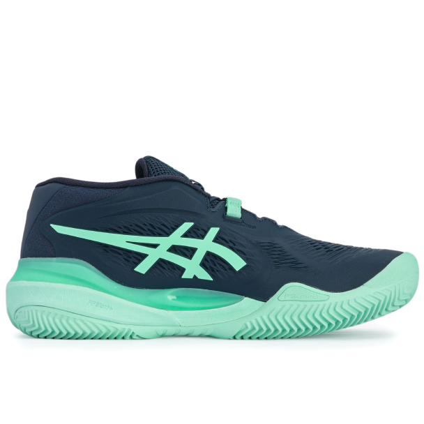 Tênis Asics Gel Resolution X - Clay - Saibro - Azul - ProSpin.com.br