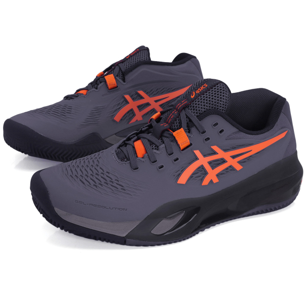 Tênis Asics Gel Resolution X - Clay - Roxo e Laranja - Pró Spin