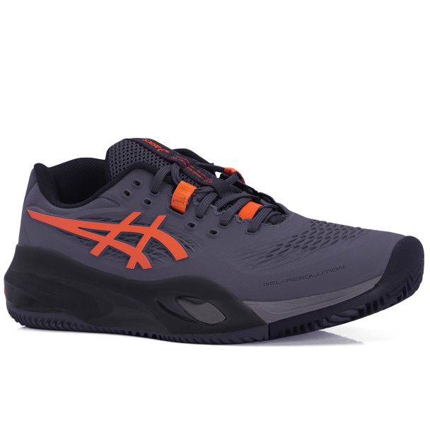 Tênis Asics Gel Resolution X - Clay - Roxo e Laranja - Pró Spin