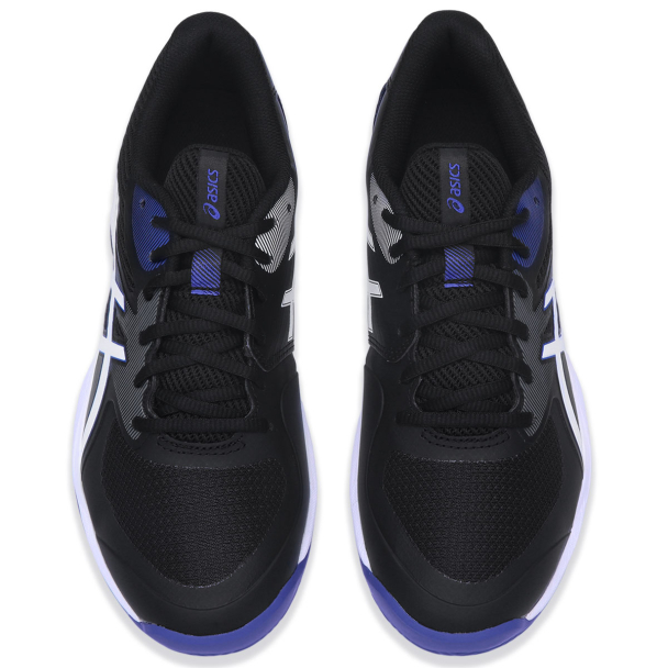 Tênis Asics Game FF - Clay - Saibro - Preto Branco e Azul