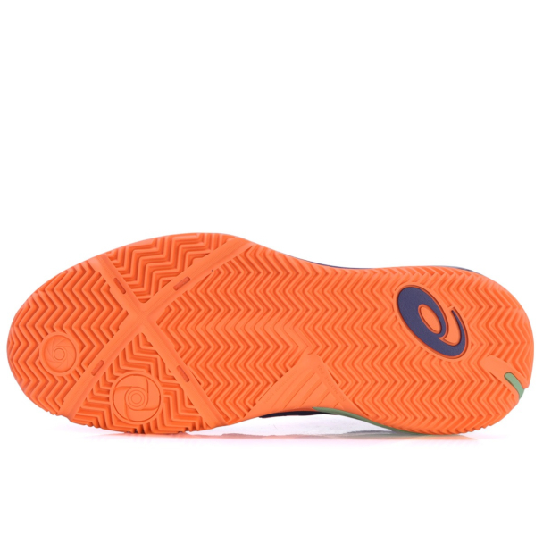 Tênis Asics Gel Resolution X Padel Azul e Laranja - ProSpin.com.br