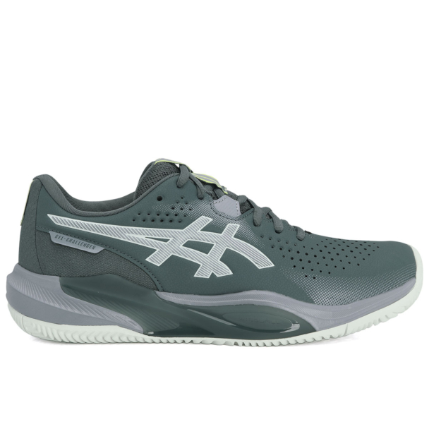 Tênis Asics Gel Challenger 15 - Clay - Saibro - Cinza - ProSpin.com.br