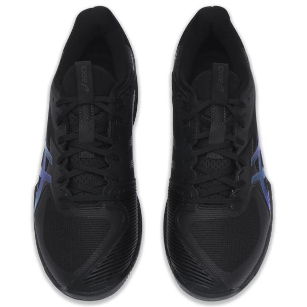 Tênis Asics Solution Speed FF 3 - Clay Saibro - Night Preto e Azul Metal