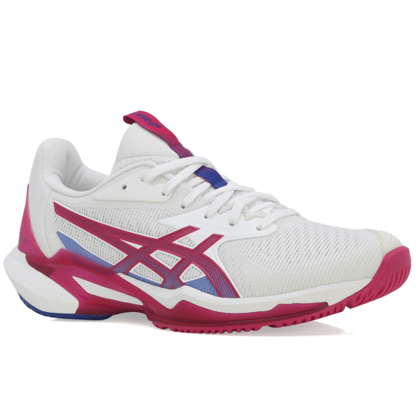Tênis Asics Solution Speed FF 3 - All Court - Branco e Rosa