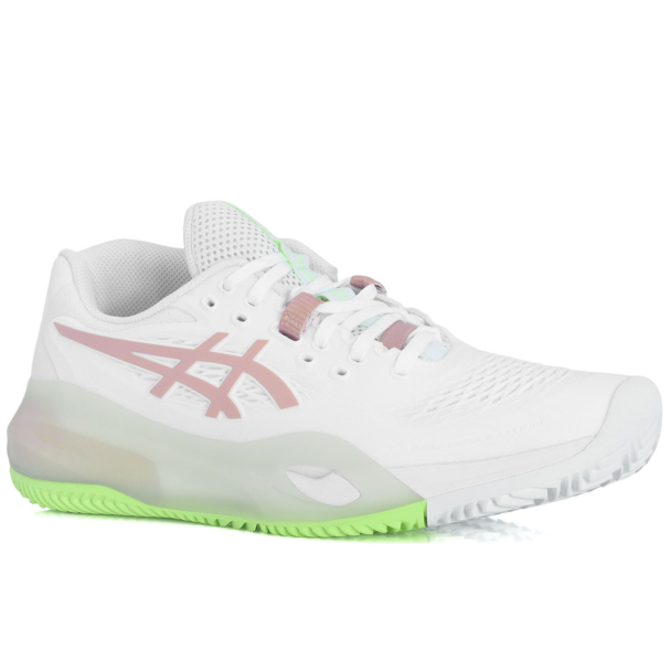 Tênis Asics Gel Resolution X - Clay - Saibro - Branco e Rose