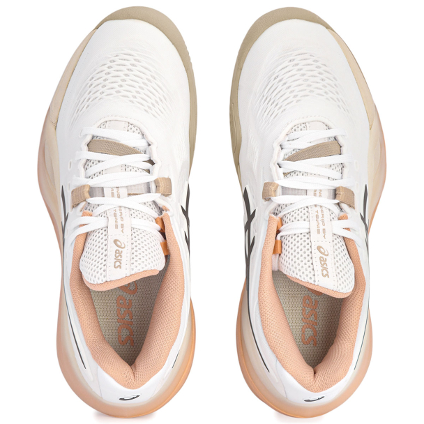 Tênis Asics Gel Resolution X - Clay - Saibro - Branco - ProSpin.com.br
