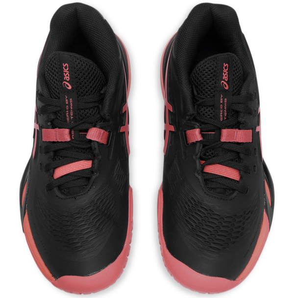 Tênis Asics Gel Resolution X - All Court Preto e Coral
