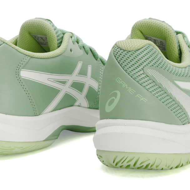 Tênis Asics Game FF All Court - Verde Claro e Branco - ProSpin.com.br