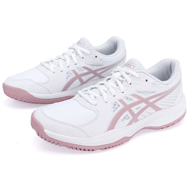 Tênis Asics Court Slide 4 - All Court - Branco e Rosa