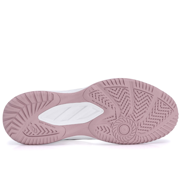 Tênis Asics Court Slide 4 - All Court - Branco e Rosa