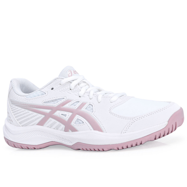Tênis Asics Court Slide 4 - All Court - Branco e Rosa