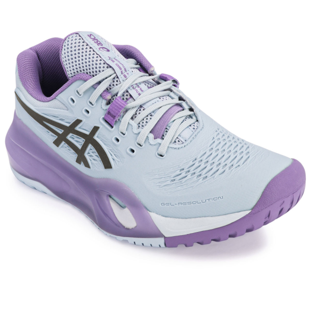 Tênis Asics Gel Resolution X Night Energy - All Court - Azul Claro