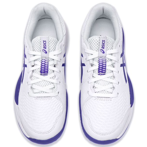 Tênis Asics Gel Resolution X GS Junior Branco e Marinho - ProSpin