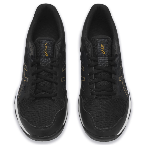 Tênis Asics Gel Rocket 11 Preto e Dourado