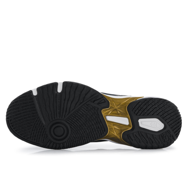 Tênis Asics Gel Rocket 11 Preto e Dourado