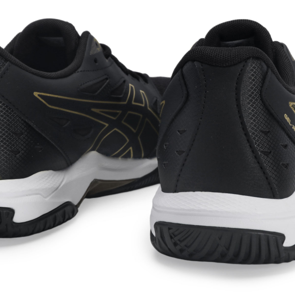 Tênis Asics Gel Rocket 11 Preto e Dourado