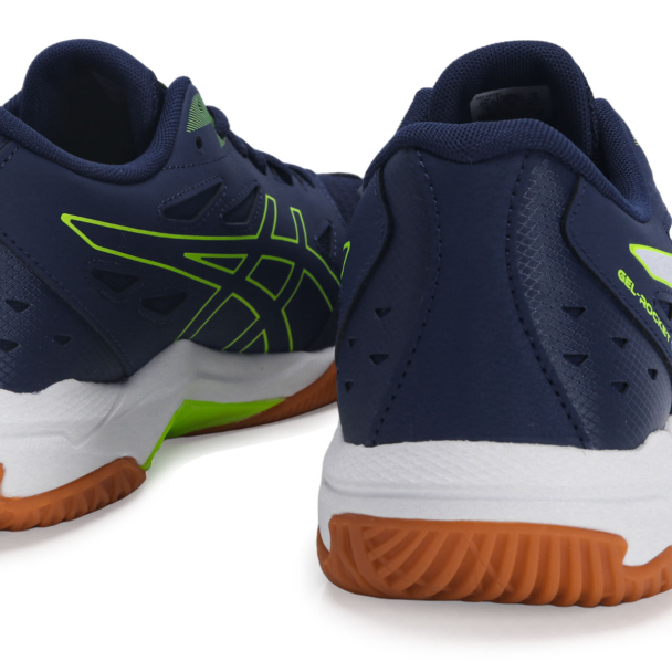 Tênis Asics Gel Rocket 11 Marinho e Limão