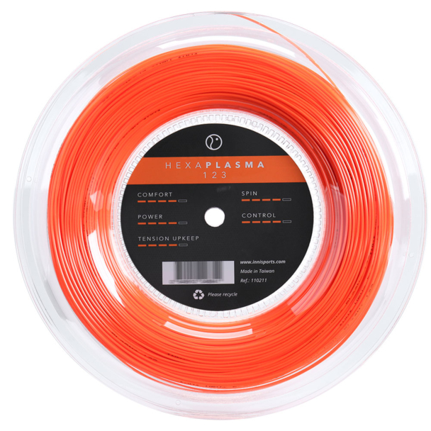 Corda Inni Hexaplasma 17L 1.23mm Laranja - Rolo com 200 Metros