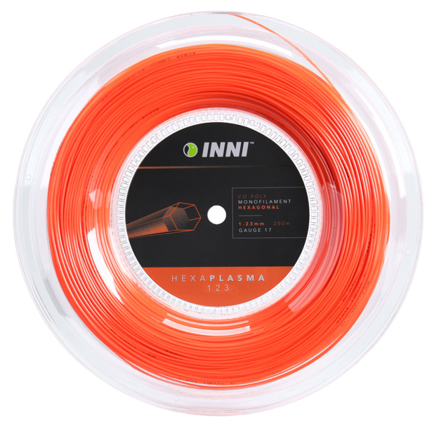 mignon✿*: Corda Inni Hexaplasma 17L 1.23mm Laranja - Rolo com 200 Metros