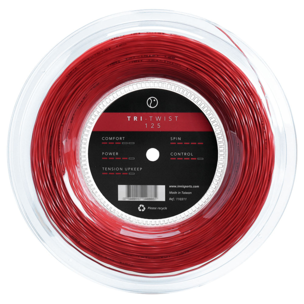 Corda Inni Tri Twist 17L 1.25mm Vermelho - Rolo com 200 Metros