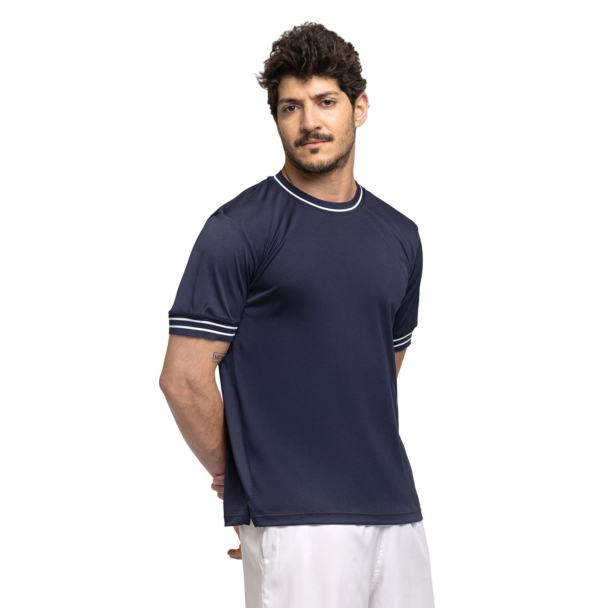Camiseta Wilson Tour Piquet Classic Marinho