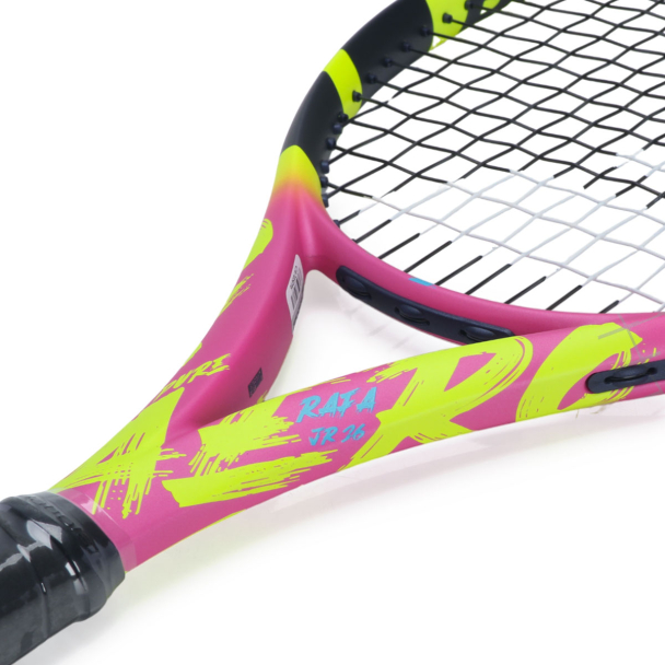 Raquete de Tênis Babolat Pure Aero Rafa Junior 26 245g Amarelo