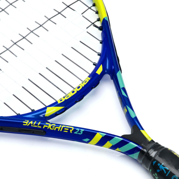 Raquete de Tênis Infantil Babolat Ballfighter 23 Preta Azul e Amarela