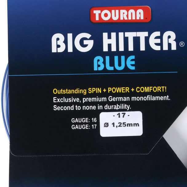 Corda Tourna Big Hitter Blue 17L 1.25mm Azul Set Individual