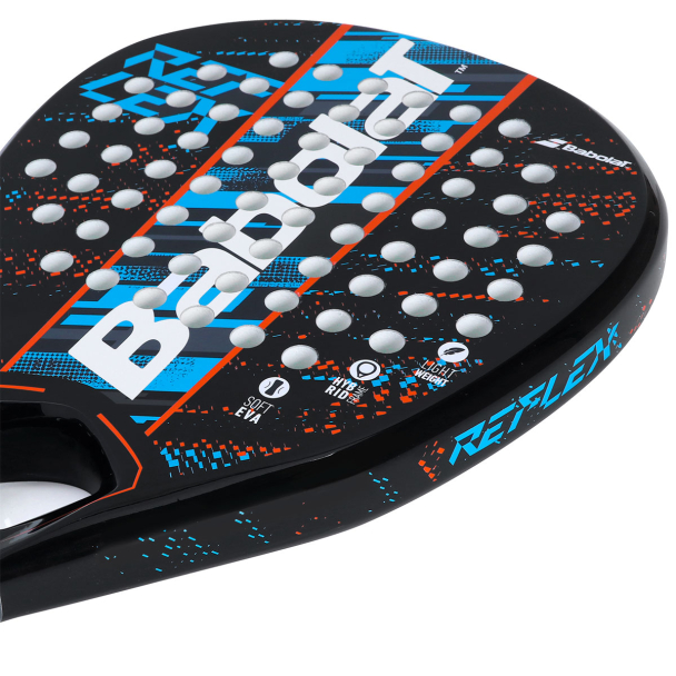Raquete de Padel Babolat Reflex Preta e Azul - ProSpin.com.br