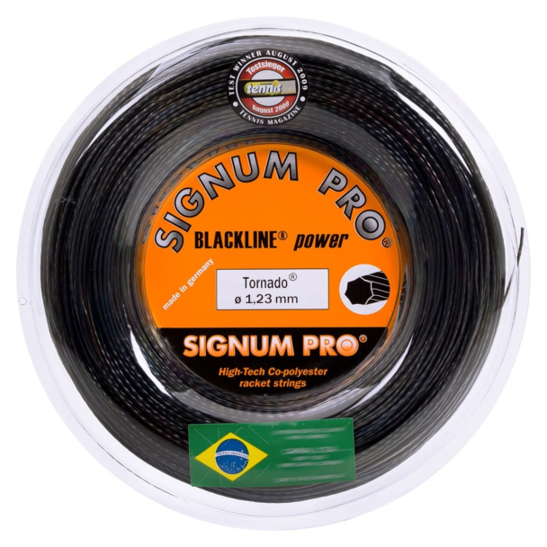 Corda Signum Pro Tornado 1.23mm Preta - PróSpin.com.br